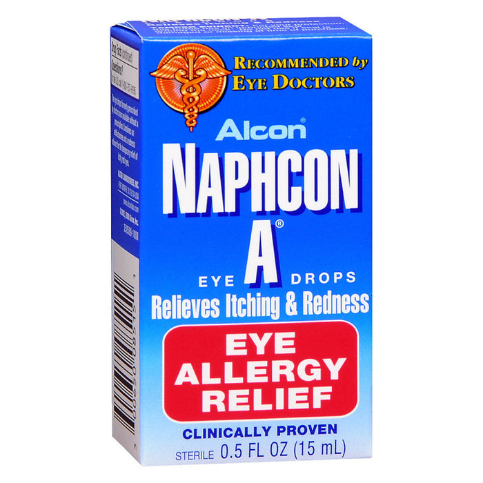 Alcon Naphcon A Eye Allergy Relief Drops, 15 Ml by Pasteur Pharmacy