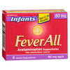 FeverAll Acetaminophen, 80 Mg, Infants, Suppositories