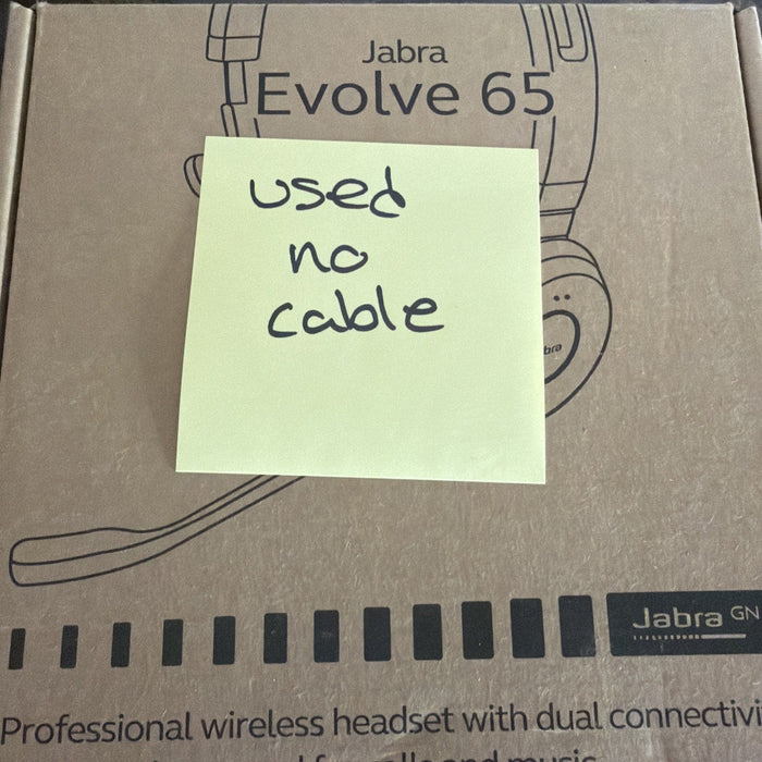 Jabra Evolve 65 SE Mono Wireless Headset with Bluetooth and Noise Cancelling Mic by Price Is Right Miami