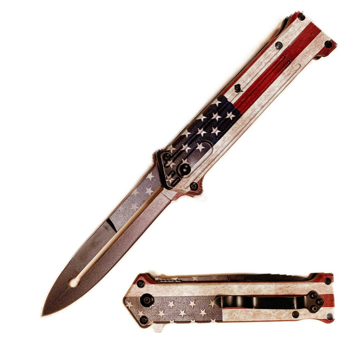 4.5 Inch Joker Folder Knife with State Flag Handle by DailySale