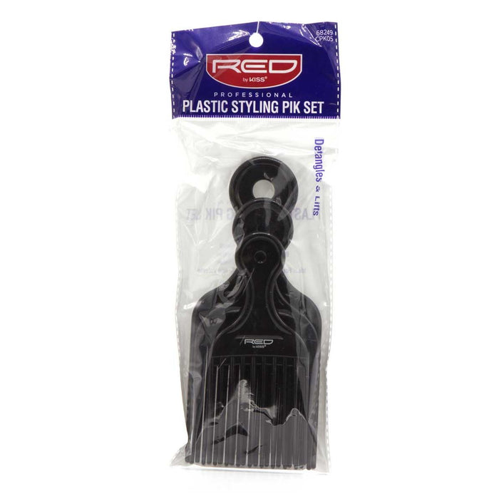 Red By Kiss Professional Plastic Styling Pik Set #Cpk05 by Pasteur Pharmacy