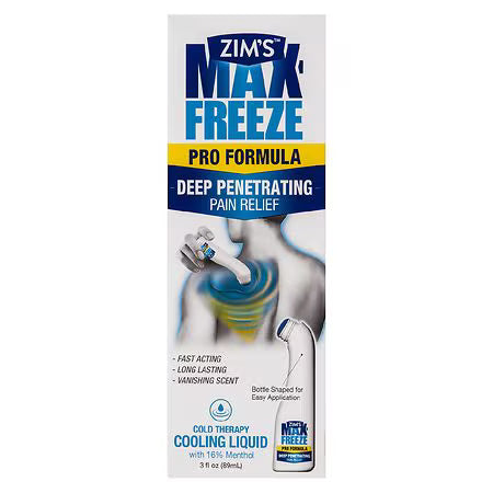 Zim Maximum Strength Freeze Pain Relief Gel / Spray by Pasteur Pharmacy