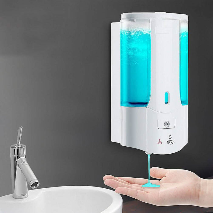 450mL Wall Mounted Automatic Infrared Sensor Hand-Free Soap Dispenser by DailySale
