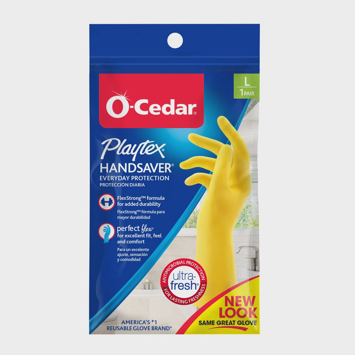 O-Cedar Playtex Large Handsaver Gloves L 1 Ea Bag by Pasteur Pharmacy