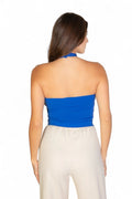 Ribbed Halter Neck Backless Top {BT5505} by The House of Stylez