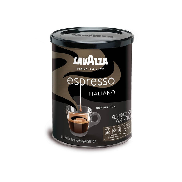 Lavazza Caffe Espresso Ground Coffee, Medium Roast, 8 Oz Can by Pasteur Pharmacy