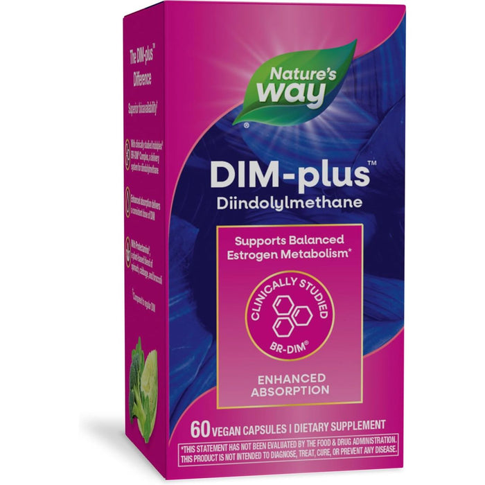 Nature's Way Dim Plus, 60 Vegetarian Capsules by Pasteur Pharmacy
