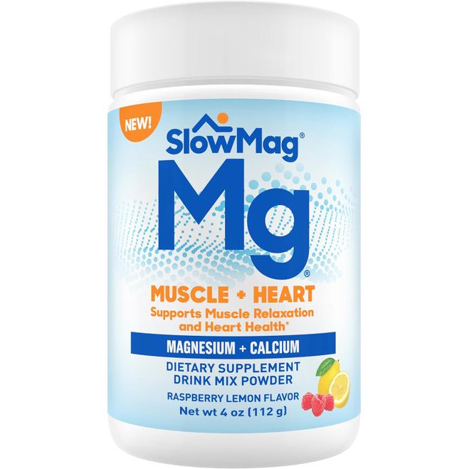 SlowMag Muscle + Heart Supplement (Raspberry Lemon - 4 oz) by Pasteur Pharmacy