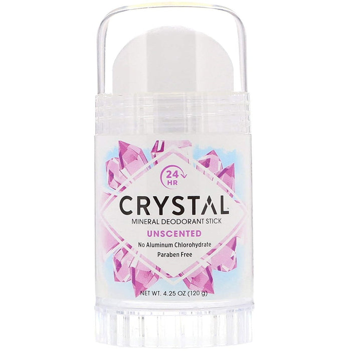 Crystal Body Deodorant Unscented Stick 4.25 Oz by Pasteur Pharmacy