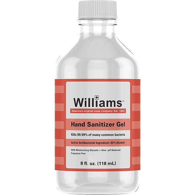 Williams Hand Sanitizer Gel 8 Oz by Pasteur Pharmacy