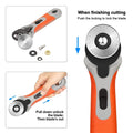 45mm Rotary Cutter Set with 8 Replacement Blades by DailySale