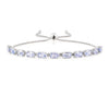 Oval Tanzanite Tennis Bracelet