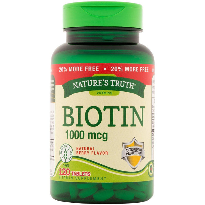 Nature's Truth Biotin, 1000 Mcg, Tablets by Pasteur Pharmacy