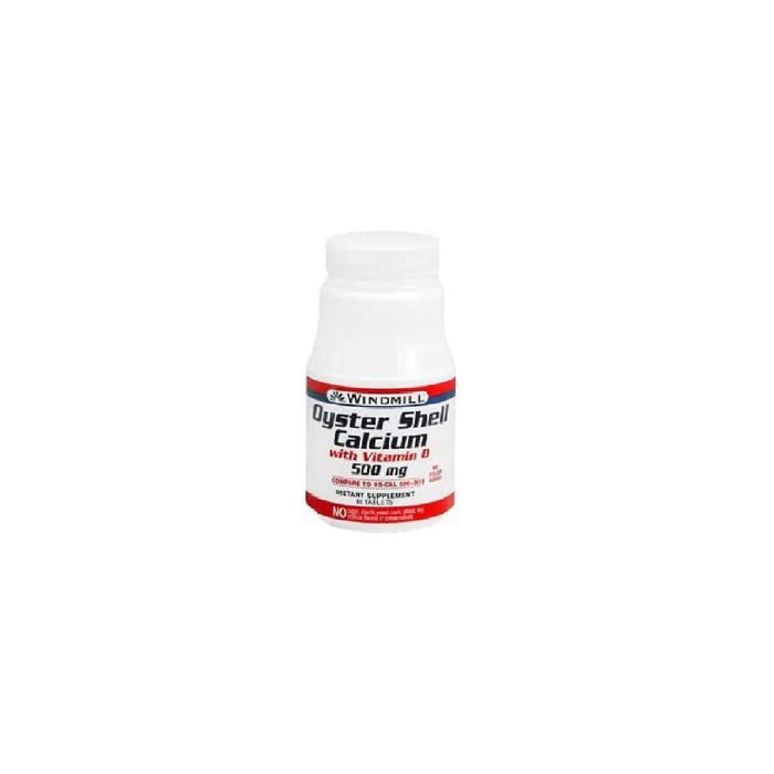 Windmill Calcium 500 Mg Tablets Oyster Shell With Vitamin D by Pasteur Pharmacy