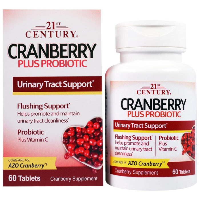21st Century Cranberry Plus Probiotic Tablets by Pasteur Pharmacy