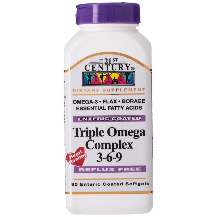 21st Century Enteric Coated Triple Omega Complex 3-6-9 by Pasteur Pharmacy