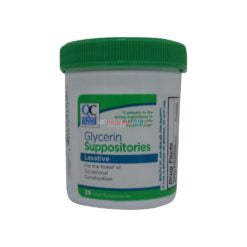 Quality Choice Glycerin Suppositories Adult Laxative by Pasteur Pharmacy