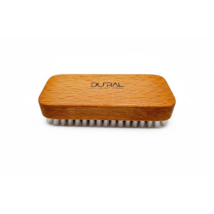 Dural Beech Wood Hand & Nail Brush With Short White Nylon Bristles - 6 Rows by Pasteur Pharmacy