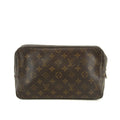 Louis Vuitton Monogram Canvas Trousse Toilette 28 Brown Pouch #4628 by Bolt Boutique