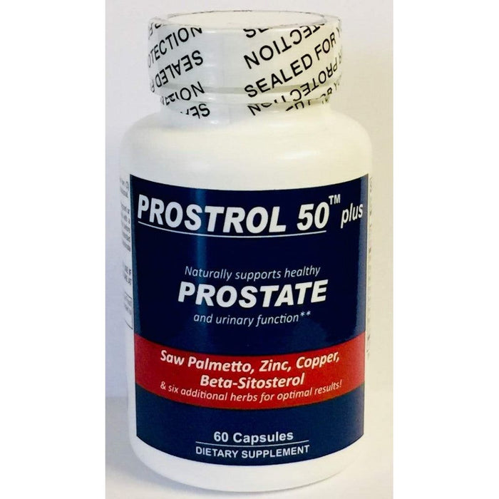 Prostrol 50 Plus Prostate Supplement With Saw Palmetto, Zinc, Copper, Beta-Sitosterol, Lycopene And 5 Additional Ingredients For Optimal Prostate Support by Pasteur Pharmacy