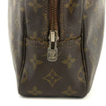 Louis Vuitton Monogram Canvas Trousse Toilette 28 Brown Pouch #4629 by Bolt Boutique