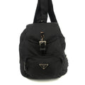 Prada Black Tessuto Nylon x Leather Backpack #4631 by Bolt Boutique