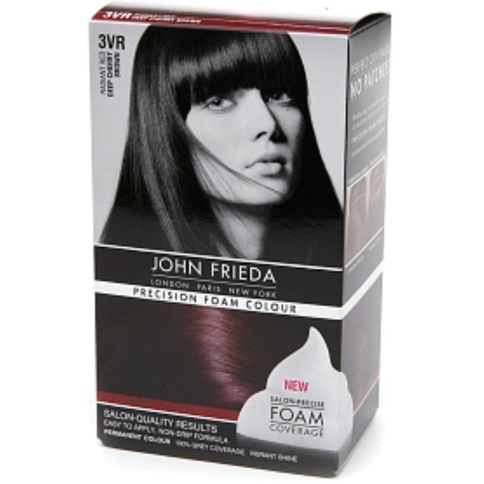 John Frieda Radiant Red Foam Color, Precision, Deep Cherry Brown 3VR by Pasteur Pharmacy