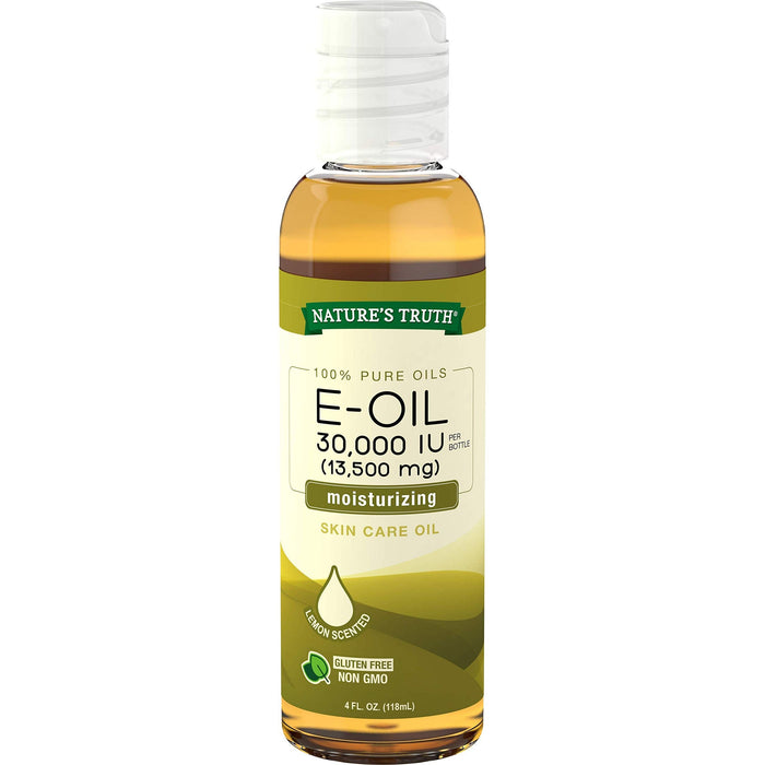 Nature's Truth E-Oil Skin Care Oil Lemon Scented, 30000 IU, 4 Oz by Pasteur Pharmacy