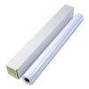 HP DesignJet Large Format Paper for Inkjet Prints, 7 mil, 42" x 100 ft, Satin White