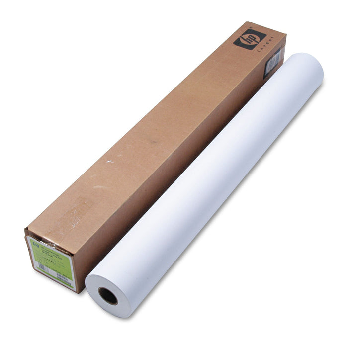 HP DesignJet Inkjet Large Format Paper, 6.6 mil, 42" x 225 ft, Coated White