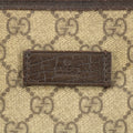 Gucci GG Canvas Coated Supreme Beige x Brown Leather Shoulder Bag #4675 by Bolt Boutique