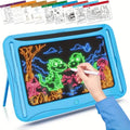 LED Light-Up Doodle Board – 9 Double-Sided Cards with Markers, Art Toy for Kids 3-8 by DailySale