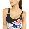 Calvin Klein Black Starburst Print One Piece Swimsuit Size 6 by Vanessa Jane