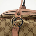 Gucci GG Canvas Beige Twins Boston Shoulder Bag #4694 by Bolt Boutique