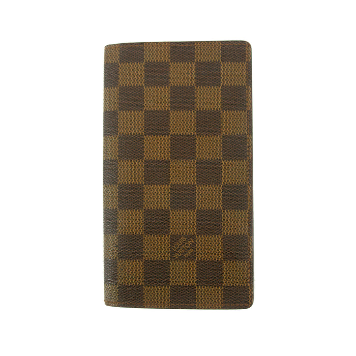 Louis Vuitton Brown Damier Ebene Porte Long Wallet #4697 by Bolt Boutique