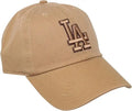 47 Brand Los Angeles Dodgers Clean Up Baseball Cap, Camel Brown, One Size by I-Max Fashions