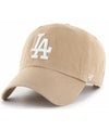 47 Brand Los Angeles Dodgers Clean Up Baseball Cap, Khaki, One Size