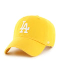 47 Brand Los Angeles Dodgers Clean Up Baseball Cap, Yello Gold, One Size by I-Max Fashions