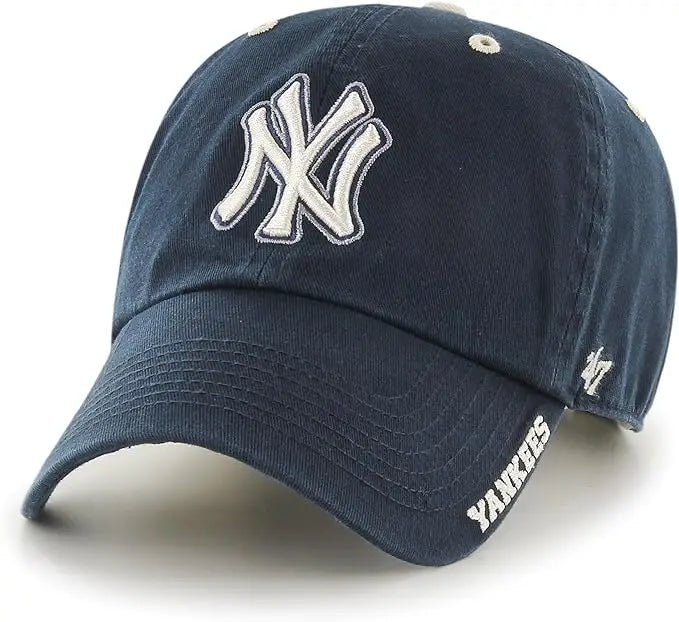 47 Brand Men's MLB New York Yankees Ice Clean Up Cap by I-Max Fashions