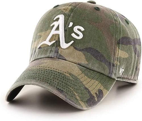 '47 Brand MLB Camo Clean Up Adjustable Cap by I-Max Fashions