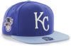 47 Brand MLB Kansas City Royals Sure Shot Two Tone Captain Adjustable Snapback Hat