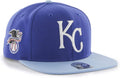 47 Brand MLB Kansas City Royals Sure Shot Two Tone Captain Adjustable Snapback Hat by I-Max Fashions
