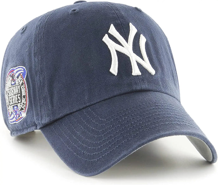47 Brand New York Yankees 2000 Subway Series Side Patch Double Under Clean Up Adjustable Hat by I-Max Fashions