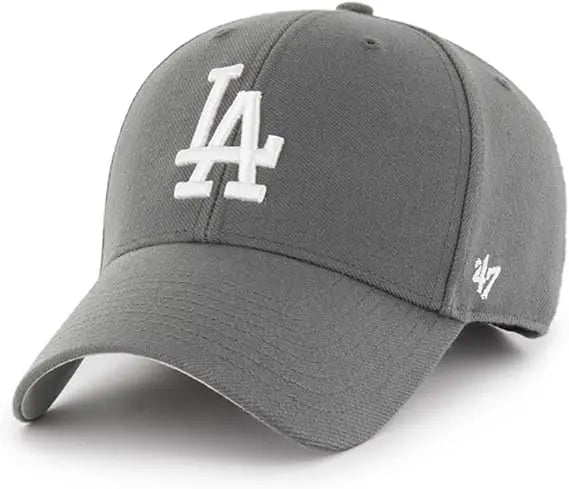 47 Los Angeles Dodgers MVP Hat Baseball Cap - Charcoal Grey by I-Max Fashions