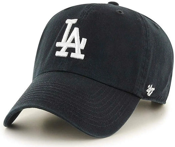 47 MLB Los Angeles Dodgers Clean Up Adjustable Cap BKWH by I-Max Fashions