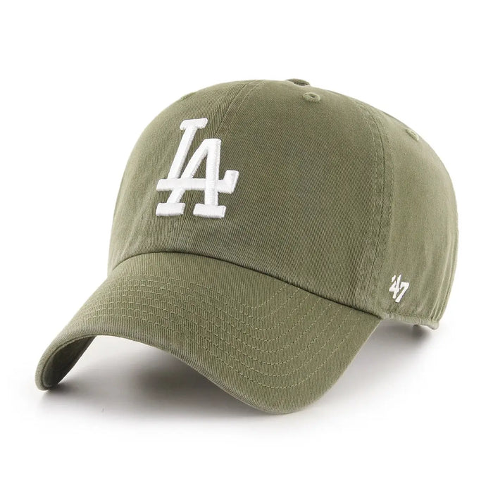 47 MLB Los Angeles Dodgers Clean Up Adjustable Cap, Sandalwood by I-Max Fashions