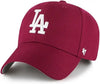 47 MLB Los Angeles Dodgers MVP Clean Up Adjustable Cap Cardinal Red
