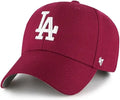 47 MLB Los Angeles Dodgers MVP Clean Up Adjustable Cap Cardinal Red by I-Max Fashions