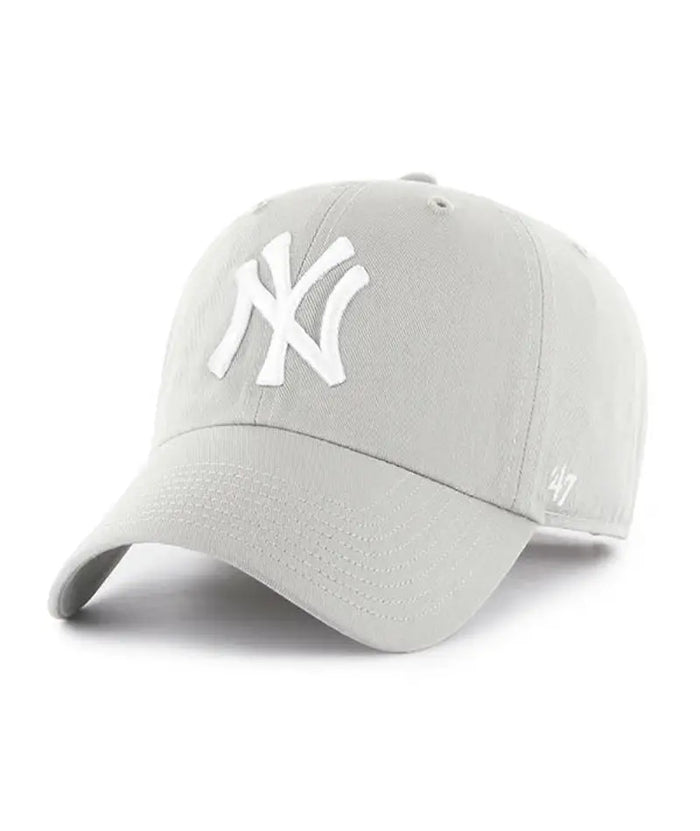 47 MLB New York Yankees Clean Up Adjustable Baseball Cap Gray by I-Max Fashions