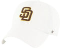 47 MLB White San Diego Padres Clean Up Adjustable Hat Cap by I-Max Fashions